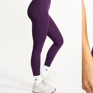 NY Collection Deep Purple Leggings